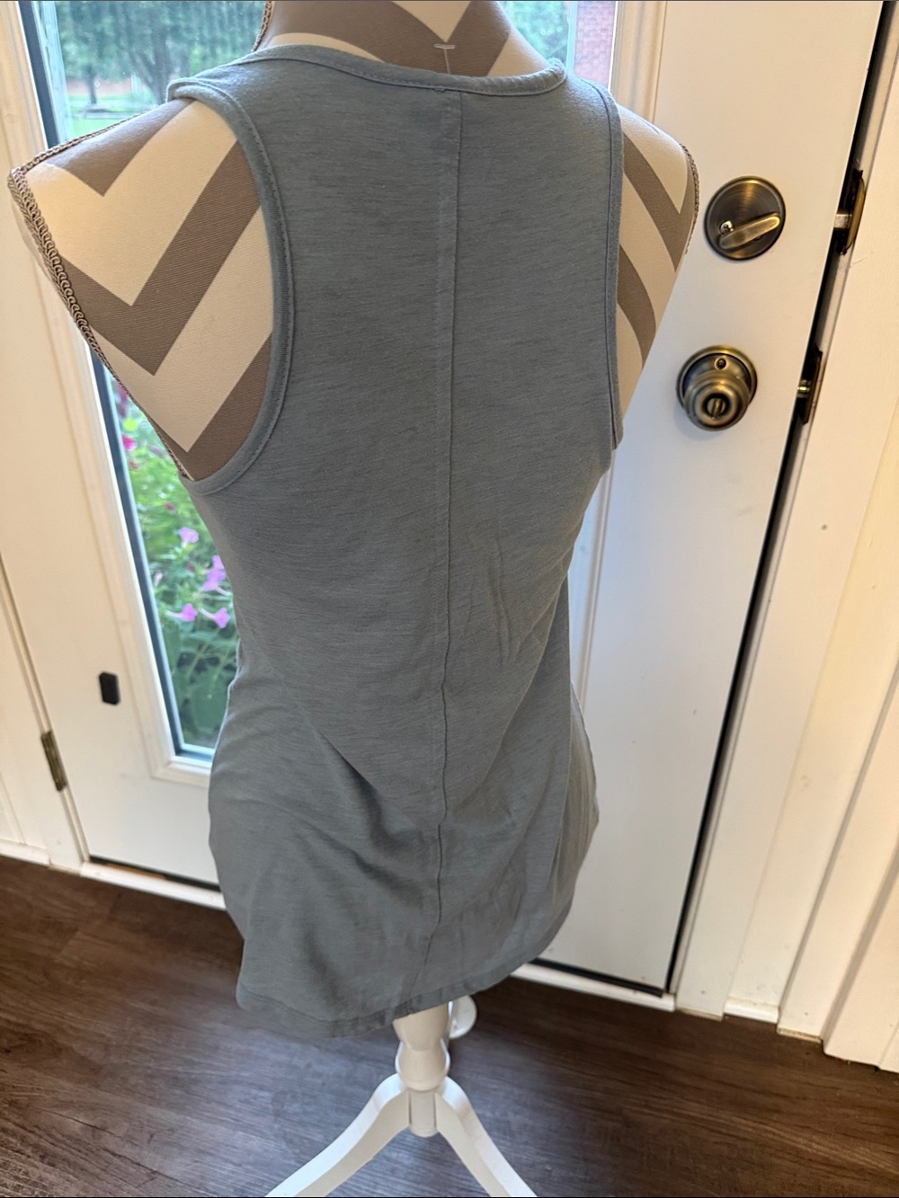 Light Blue Graphic Racerback Tank - Picture 4 of 4